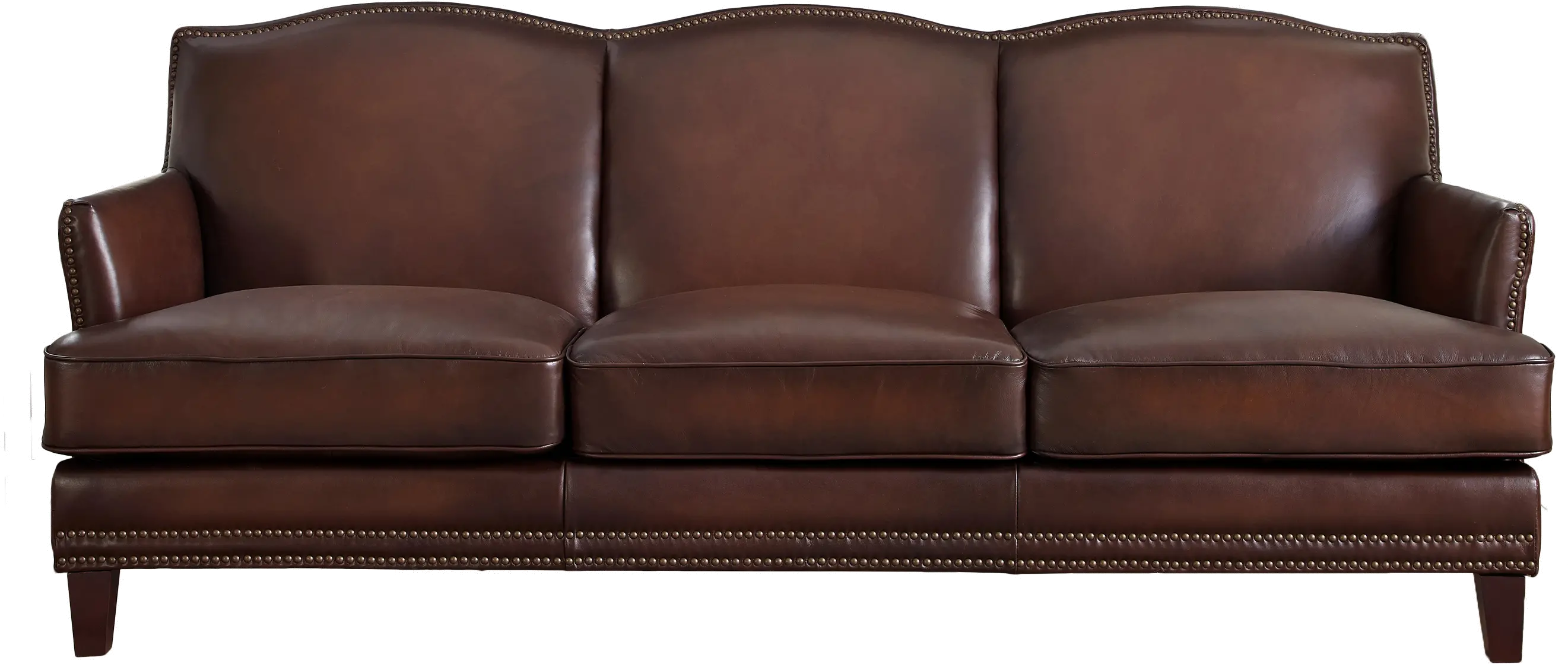 Manchester Brown Leather Sofa