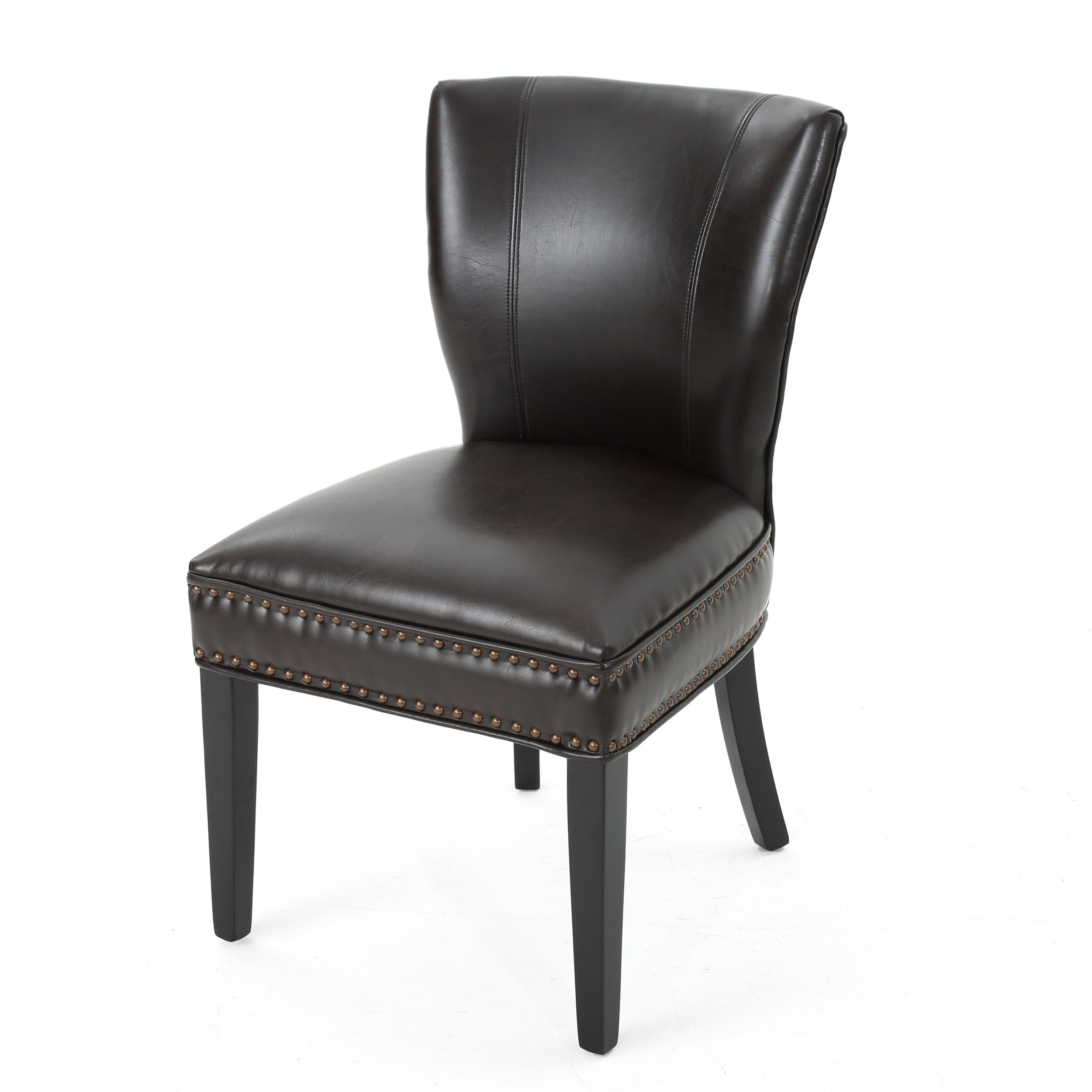 George Brown Leather Dining Chair