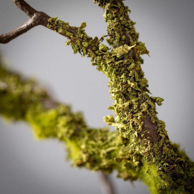 Artificial Moss Covered Branch