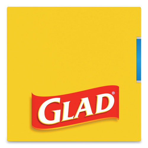 Clorox Glad OdorShield Quick-Tie Small Trash Bags | 4 gal， 0.5 mil， 8