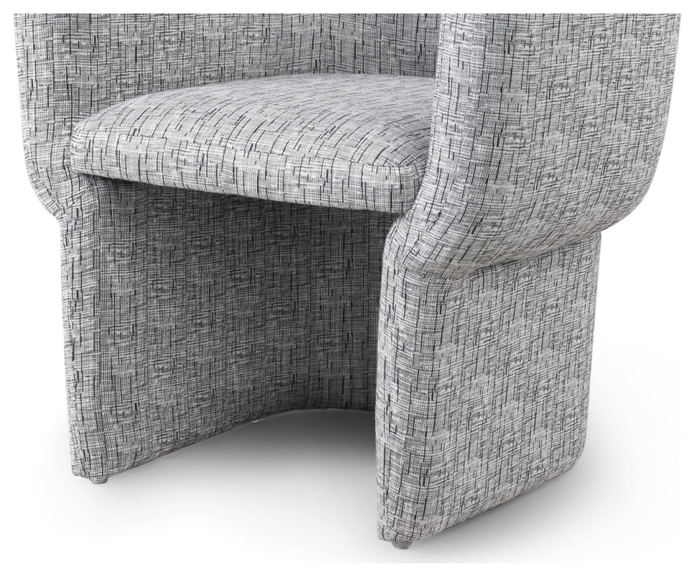 Upholstered Modern Dining Chair  Liang  ampEimil Tempus   Midcentury   Dining Chairs   by Oroa   Distinctive Furniture  Houzz