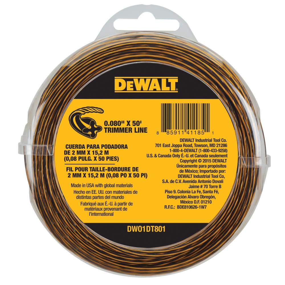 DW-DWO1DT801 Trimmer Line 0.080 In. x 50 Ft.