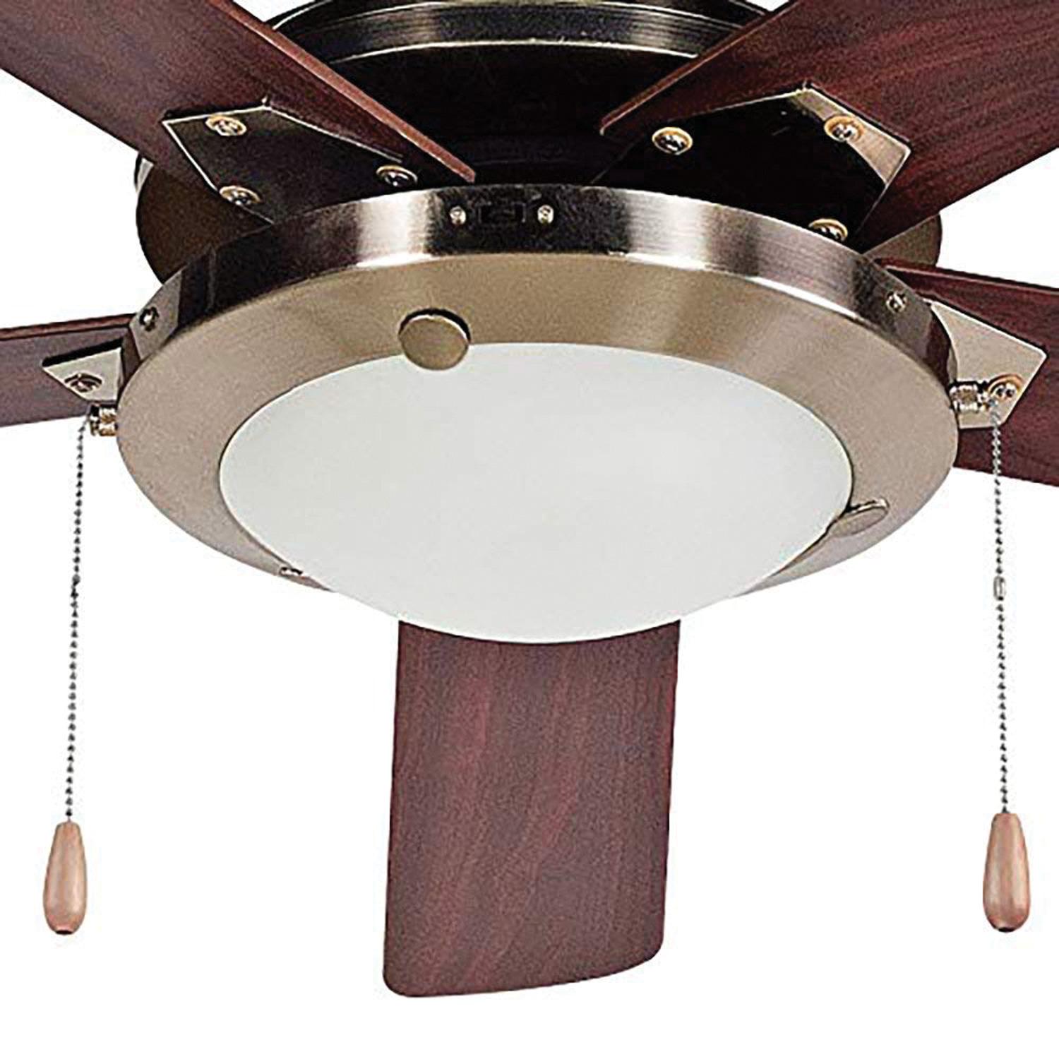 BLACK+DECKER BCF5211 52-Inch 5-Bladed Pull Chain Brushed Nickel Ceiling Fan