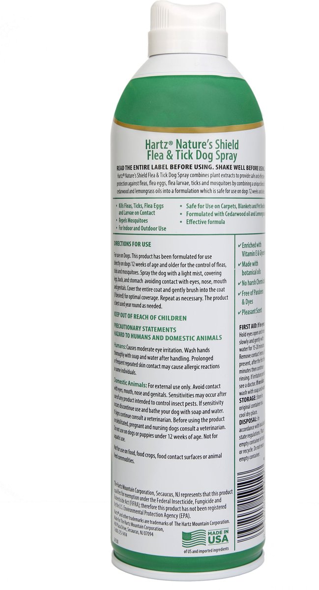 Hartz Nature's Shield Natural Flea and Tick Dog Spray