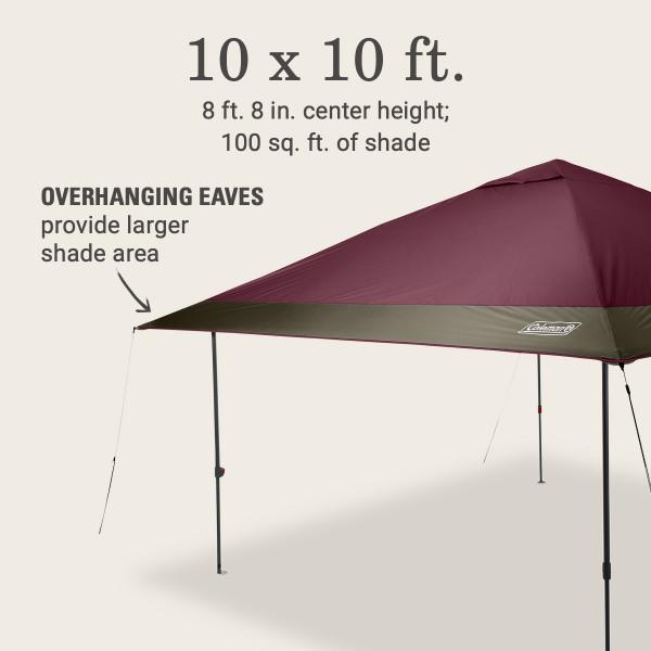 Coleman OASIS 10 x 10 Canopy Tent， Purple