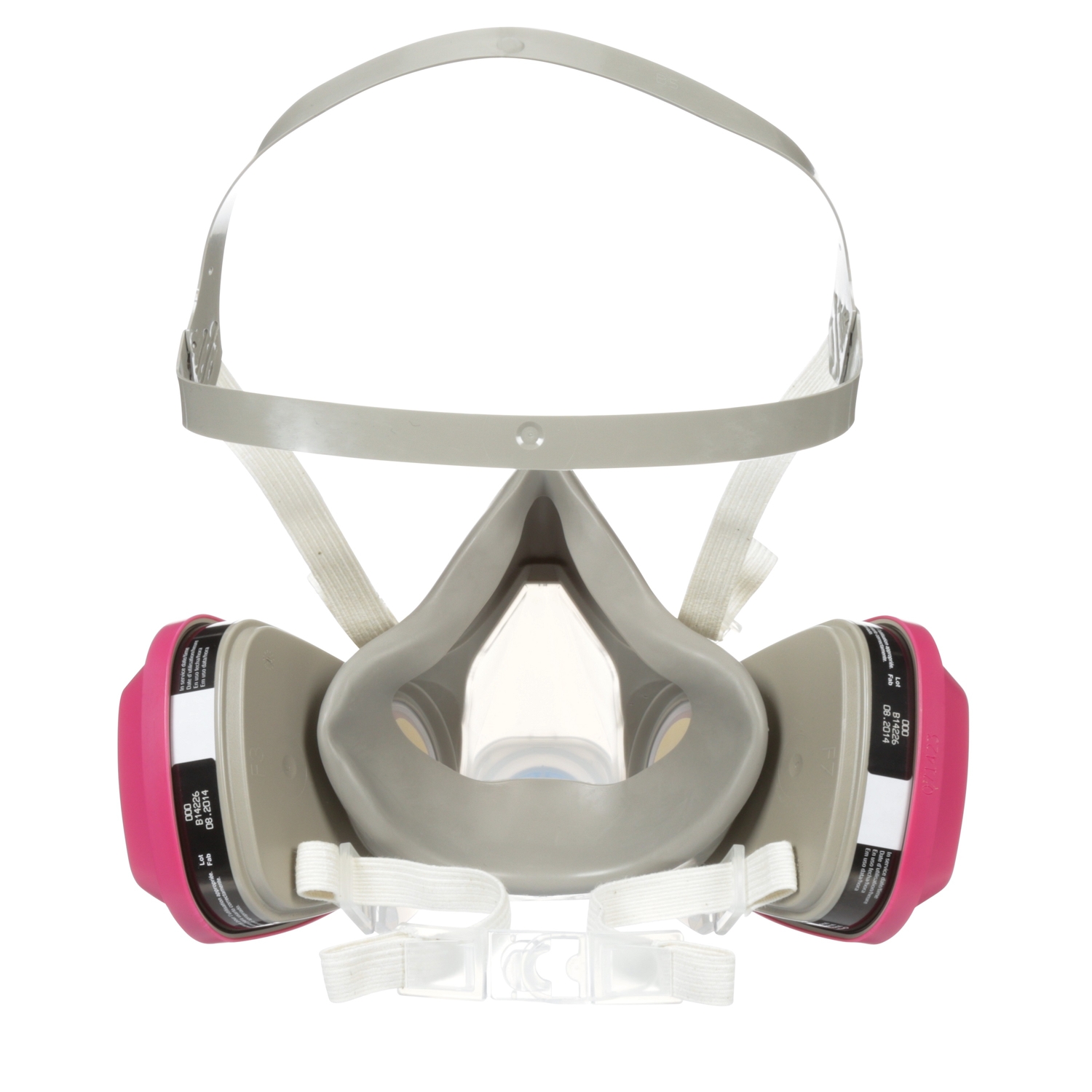 3M P100 Multi-Purpose Half Face Respirator Valved Multicolored M 1 pc