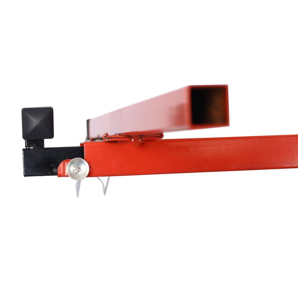 Runesay Drywall Lift Panel 13 ft. Lift Drywall Panel Hoist Jack Lifter in Red CON-CRET-5