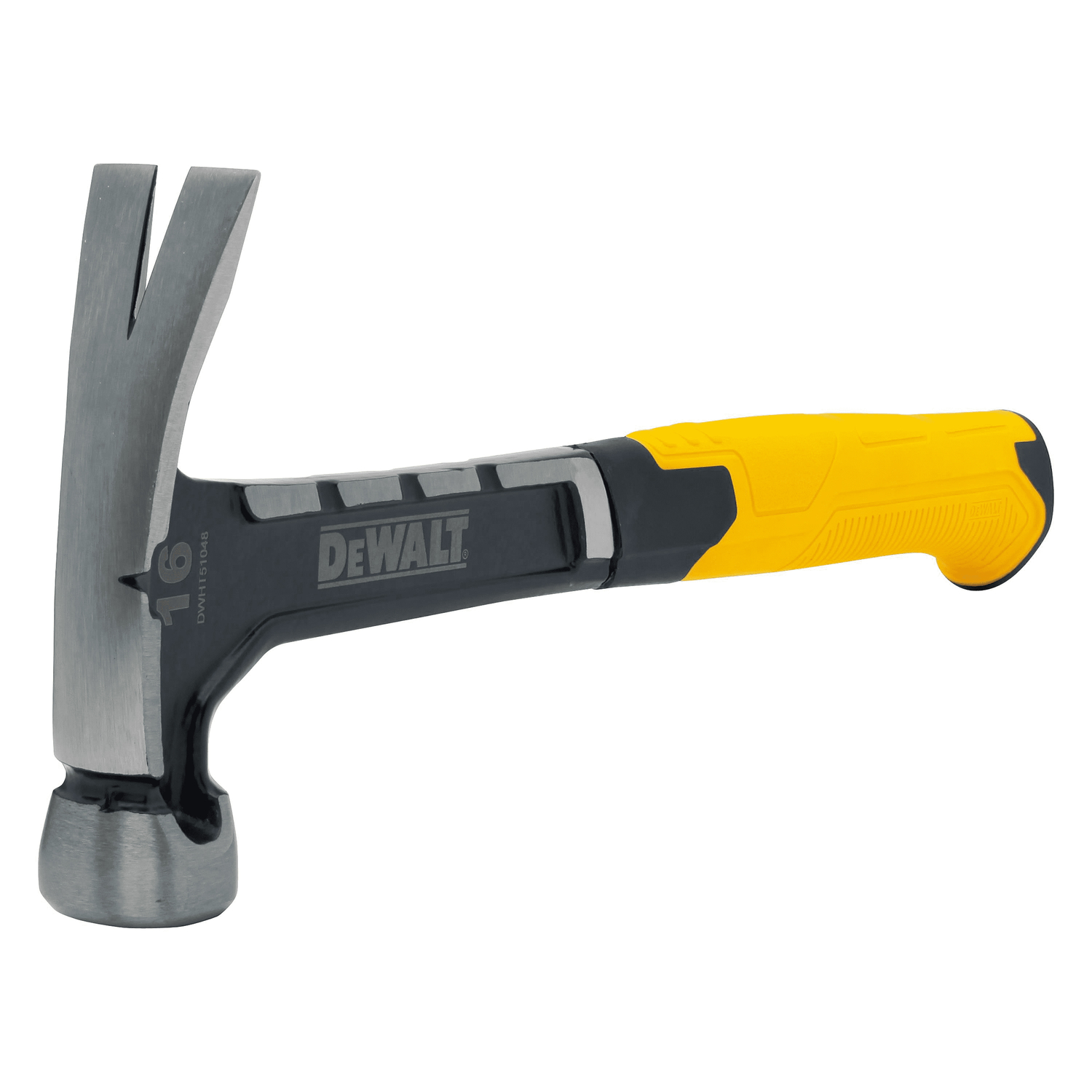 DW 16 oz Smooth Face Rip Claw Hammer 7-1/2 in. Steel Handle