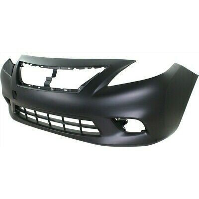 Primed Front Bumper Cover for 2012-2014 Nissan Versa 1.6 S SL SV Advance Sense