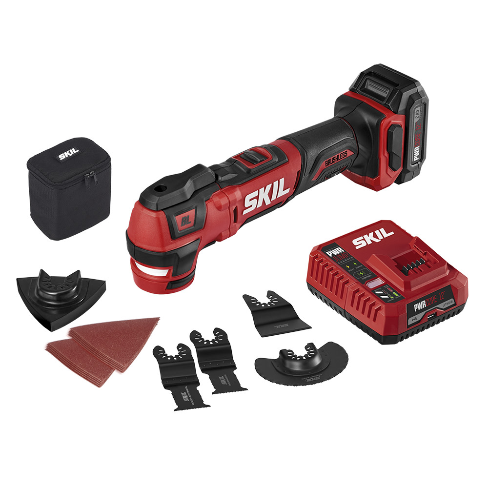 12V Oscillating Multitool Kit