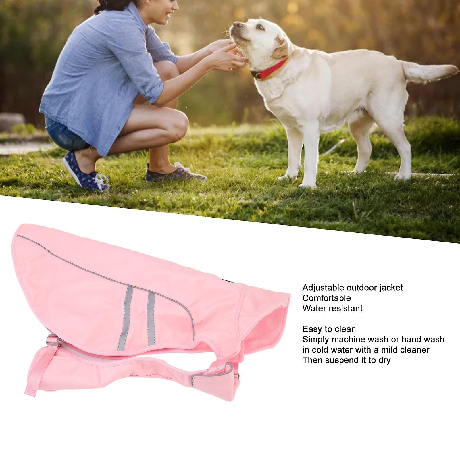 Dog Raincoat Waterproof Windproof Dog Jacket With Reflective Strip And Back Opening Design Comfortable Dog Rain Vest For Wet Rain Weather[x-large]