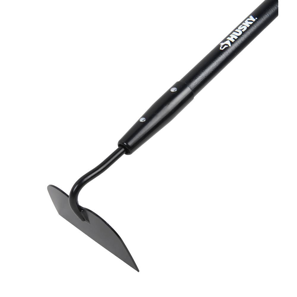 Husky 51 in. L Fiberglass Handle 6.25 in. Garden Hoe with Grip 618036