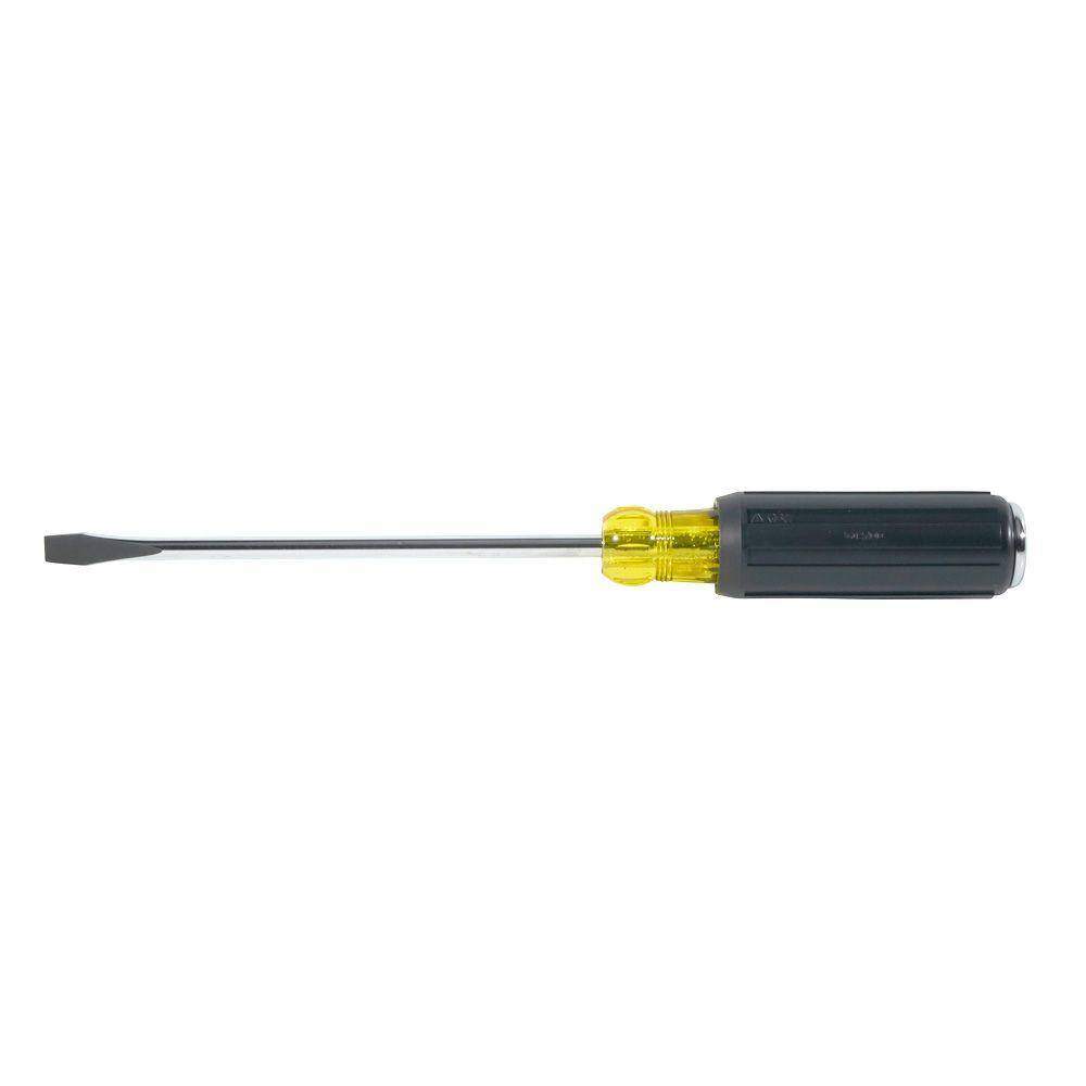 Klein Tools 516 in. Keystone-Tip Flat Head Demolition Driver with 6 in. Round Shank 602-7DD