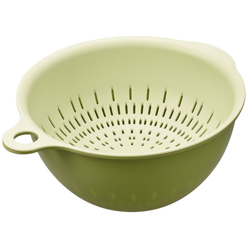 Kitchen Strainer Colander Bowl Set， Small Double Layer Drain Basket