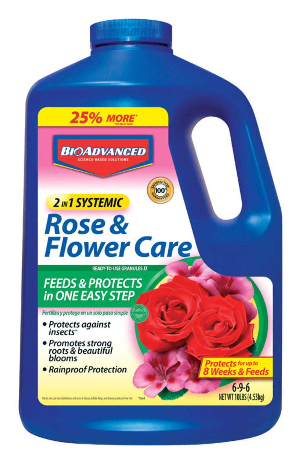 ROSECARE INSCT+FERT 10LB