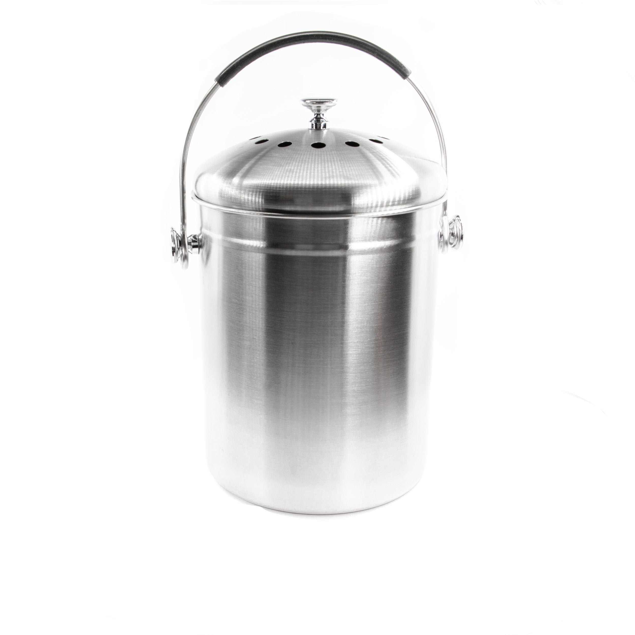 Countertop Compost Bin Stainless Steel 166 oz.