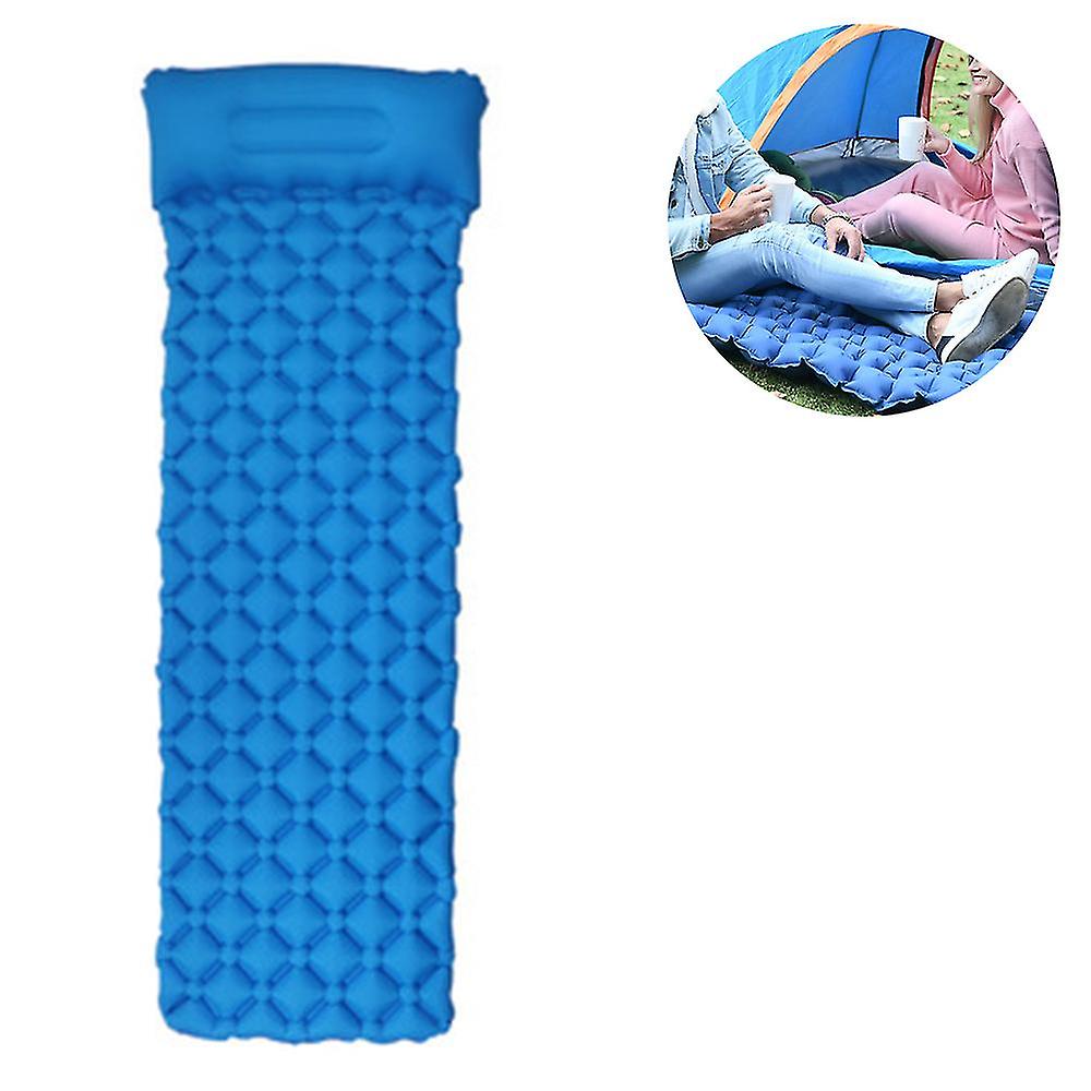 Ultralight Sleeping Pad With Built-in Pillow， Inflatable Camping Mattress Compatible With Backpacking， Traveling And Hiking， Compact And Portable Camp