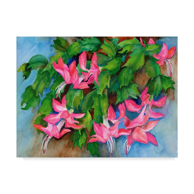 X 32 quot Christmas Cactus By Joanne Porter Trademark Fine Art