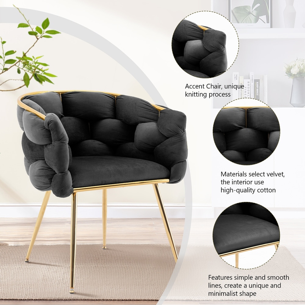 Sealy Modern velvet sofa chair dining chair simple dresser manicure back chair