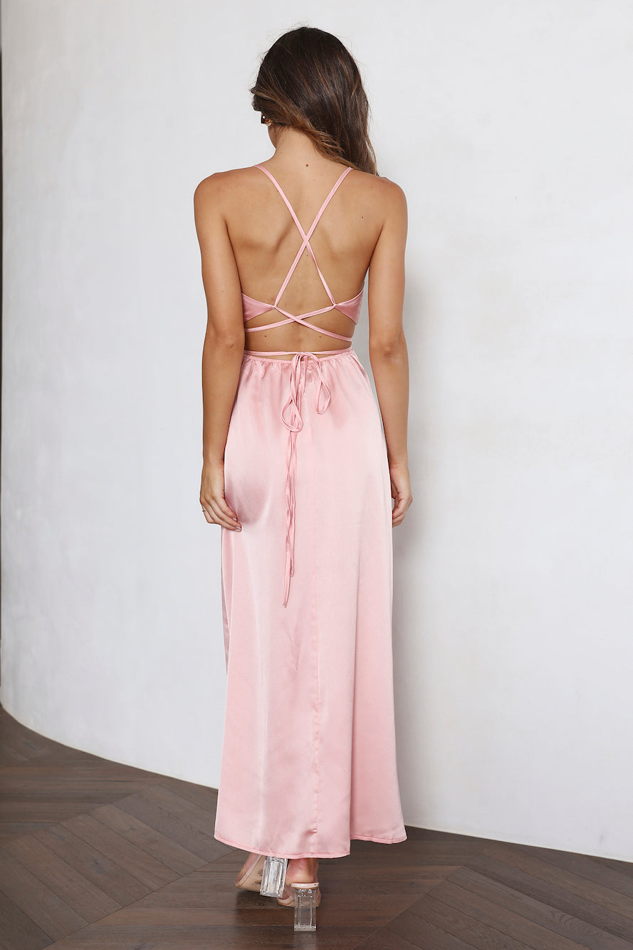 Early Mornings Maxi Dress Pink