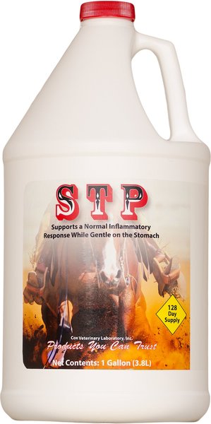 Cox Vet Lab STP Liquid Horse Supplement， 1-gal bottle