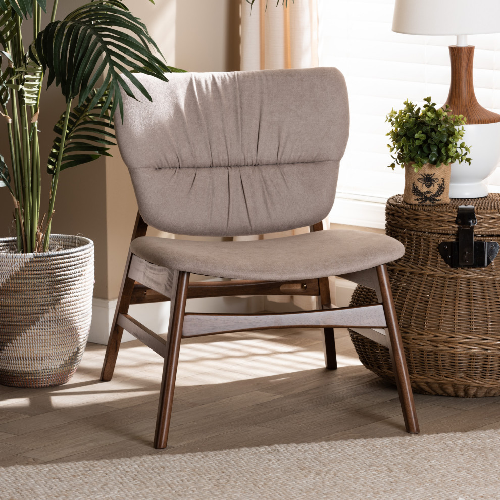 Oliveri Modern Accent Chair   Midcentury   Armchairs And Accent Chairs   by Baxton Studio  Houzz