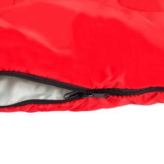 Wakeman Outdoors 2-Season Red Spirit Lake Sleeping Bag with Carrying Bag W470018