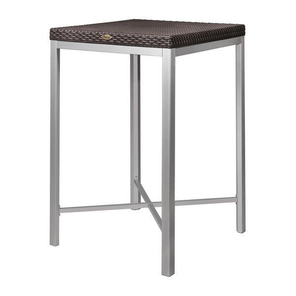 Russ Resin AllWeather Bar Table with Aluminum Legs