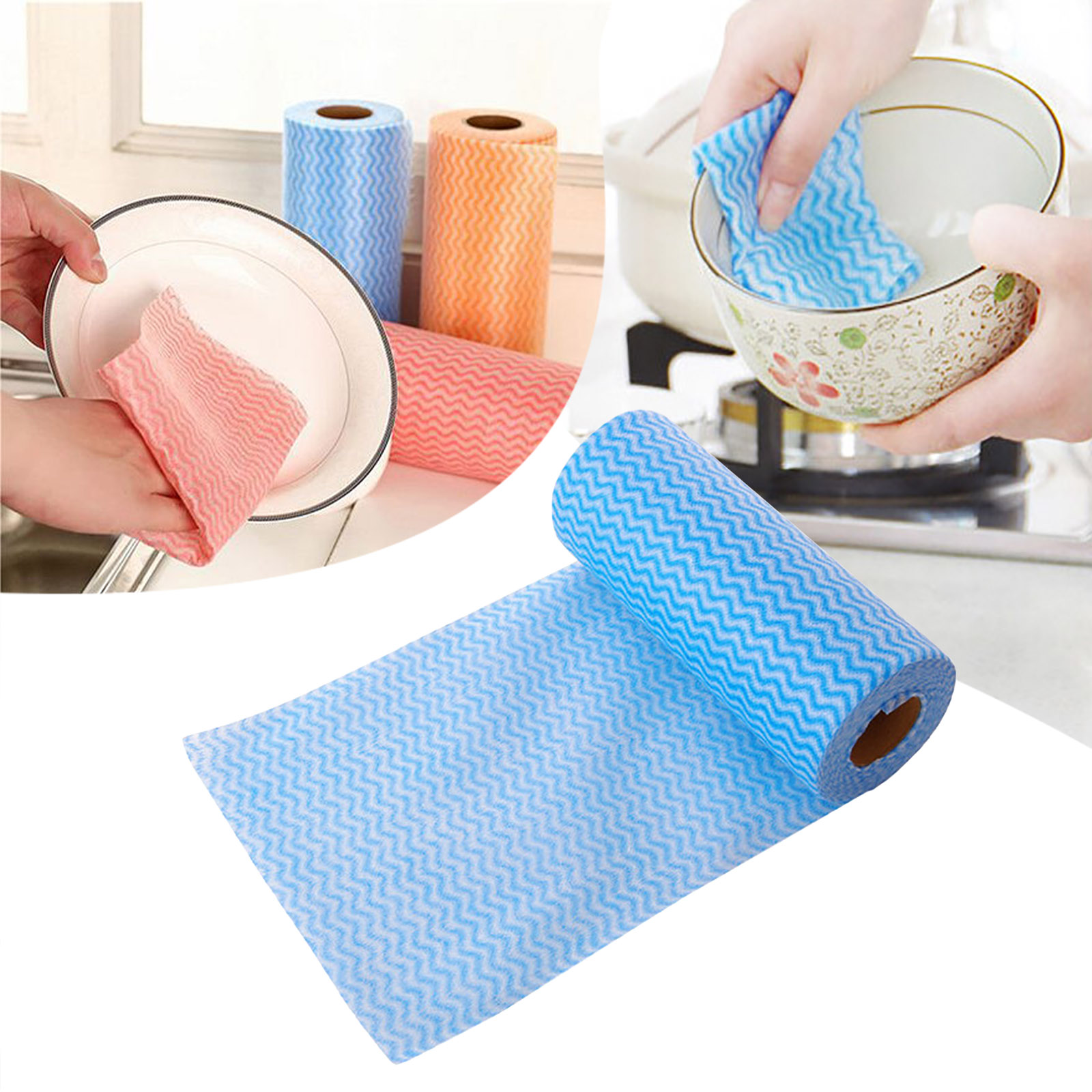 Yinguo Lazy Rag Non Woven Disposable Housework Cleaning Kitchen Absorbs Water And Does Not Lose Hair Household Dry And Wet Dual Use Dish Cloth