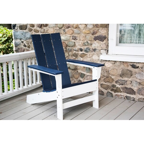 Hawkesbury Recycled Plastic Modern Adirondack Chair by Havenside Home