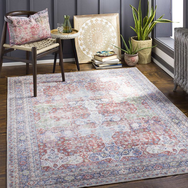 North Riverside Traditional Washable Area Rug