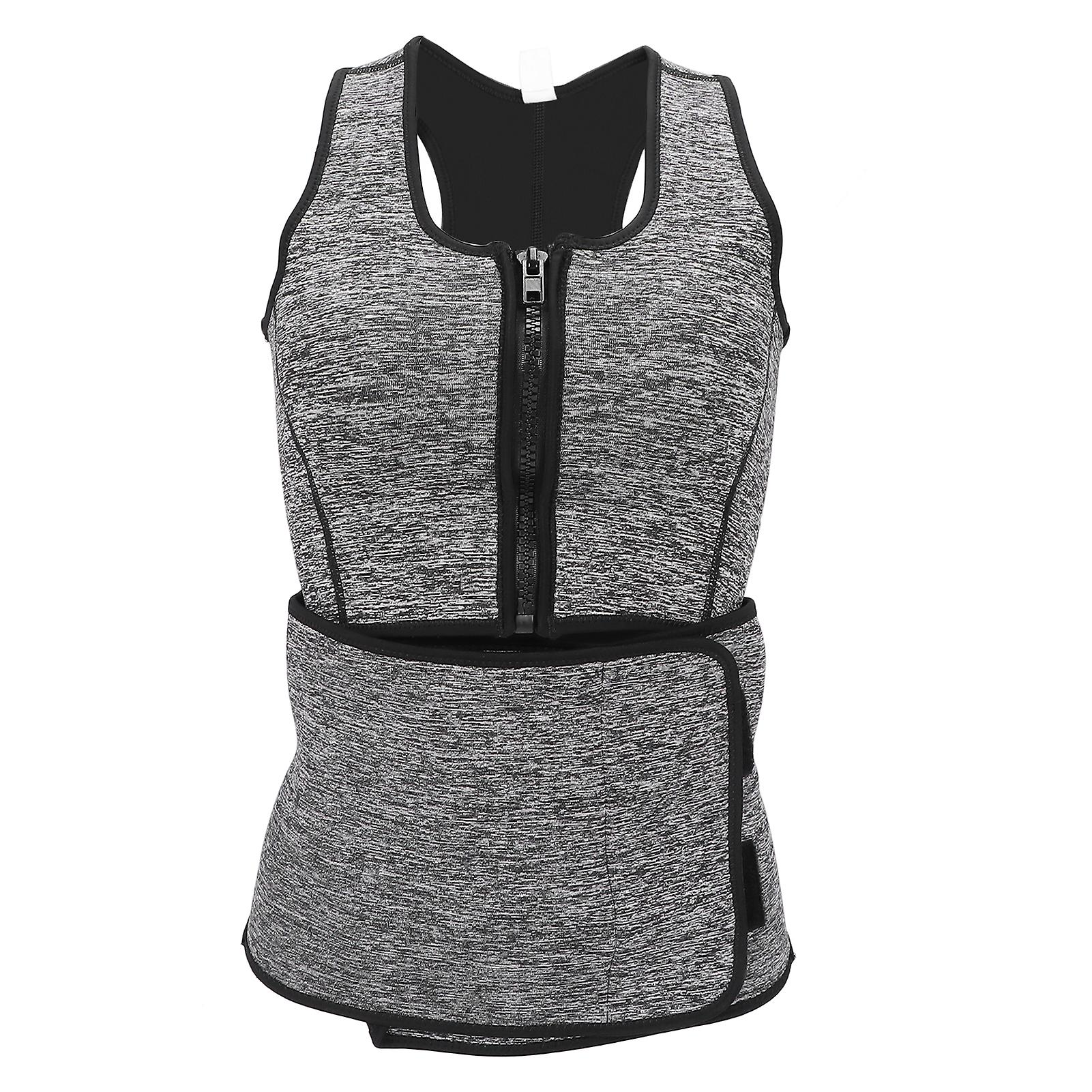 Sweat Sauna Suit Vest Yoga Workout Body Corset Sauna Fat Burner Cincher For Womenl