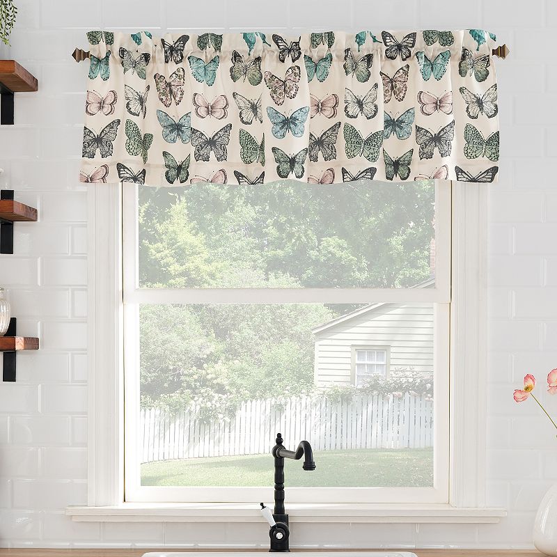 No. 918 Magdalena Crushed Voile Sheer Rod Pocket Window Curtain Valance