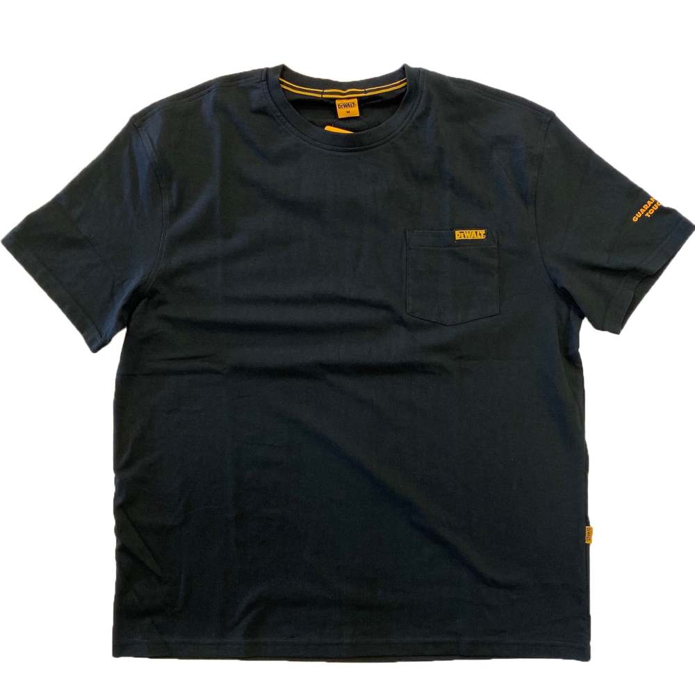 DEWALT Guaranteed Tough Pocket T-Shirt Black 2X