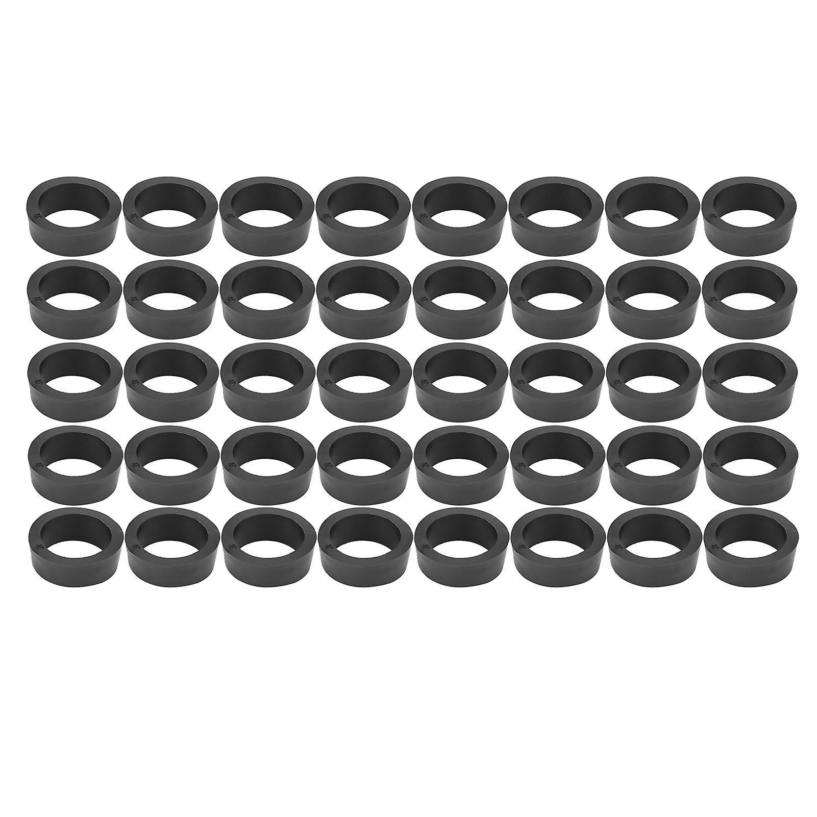 40pcs Silicone Winding Check Decorating Ring Trim Adapter For Fishing Rod Building Parts18mm