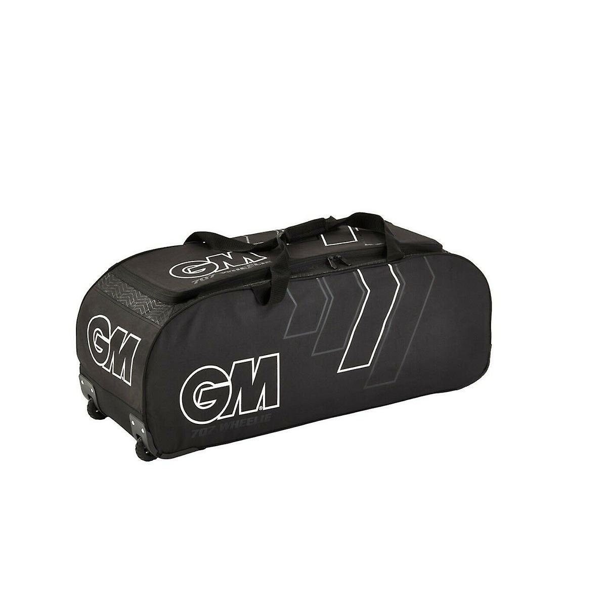 Gunn and Moore GM Cricket 707 Large Zipped All Terrain Heavy Duty Wheelie Kit Bag