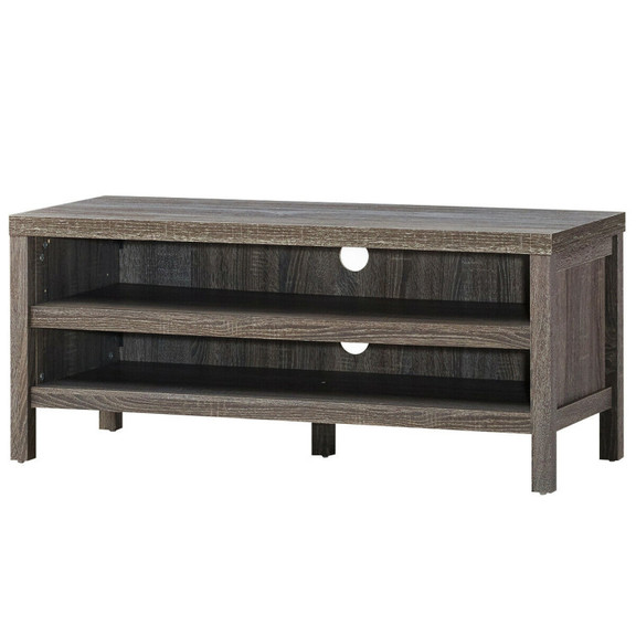 Costway 06412795 3 Tier TV Stand Console Cabinet f...