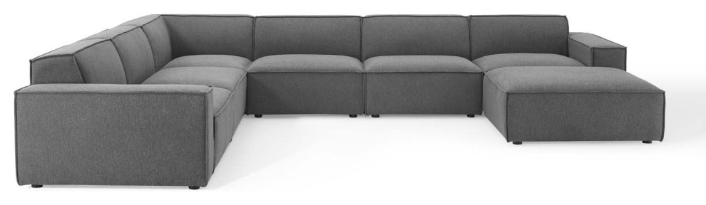 Restore 7 Piece Sectional Sofa   Transitional   Sectional Sofas   by Homesquare  Houzz