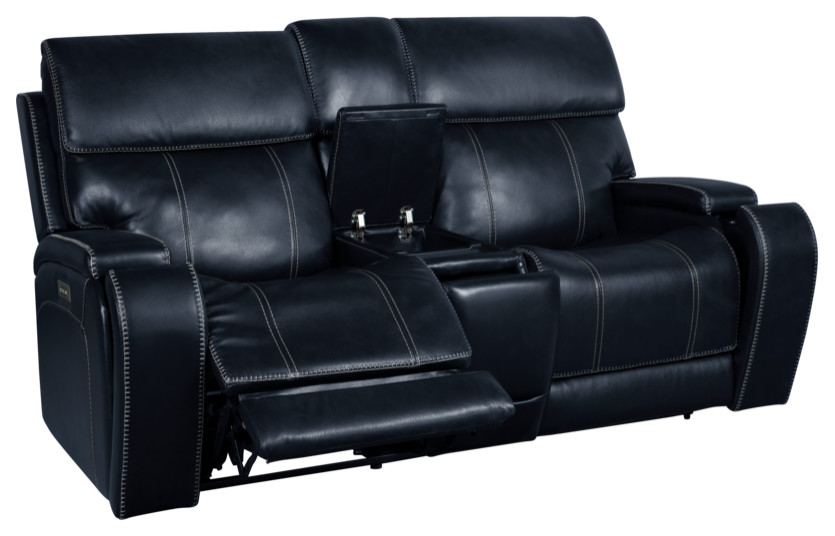 24PHL 1188 Glenwood Loveseat Console  Ocean   Contemporary   Sofas   by BisonOffice  Houzz