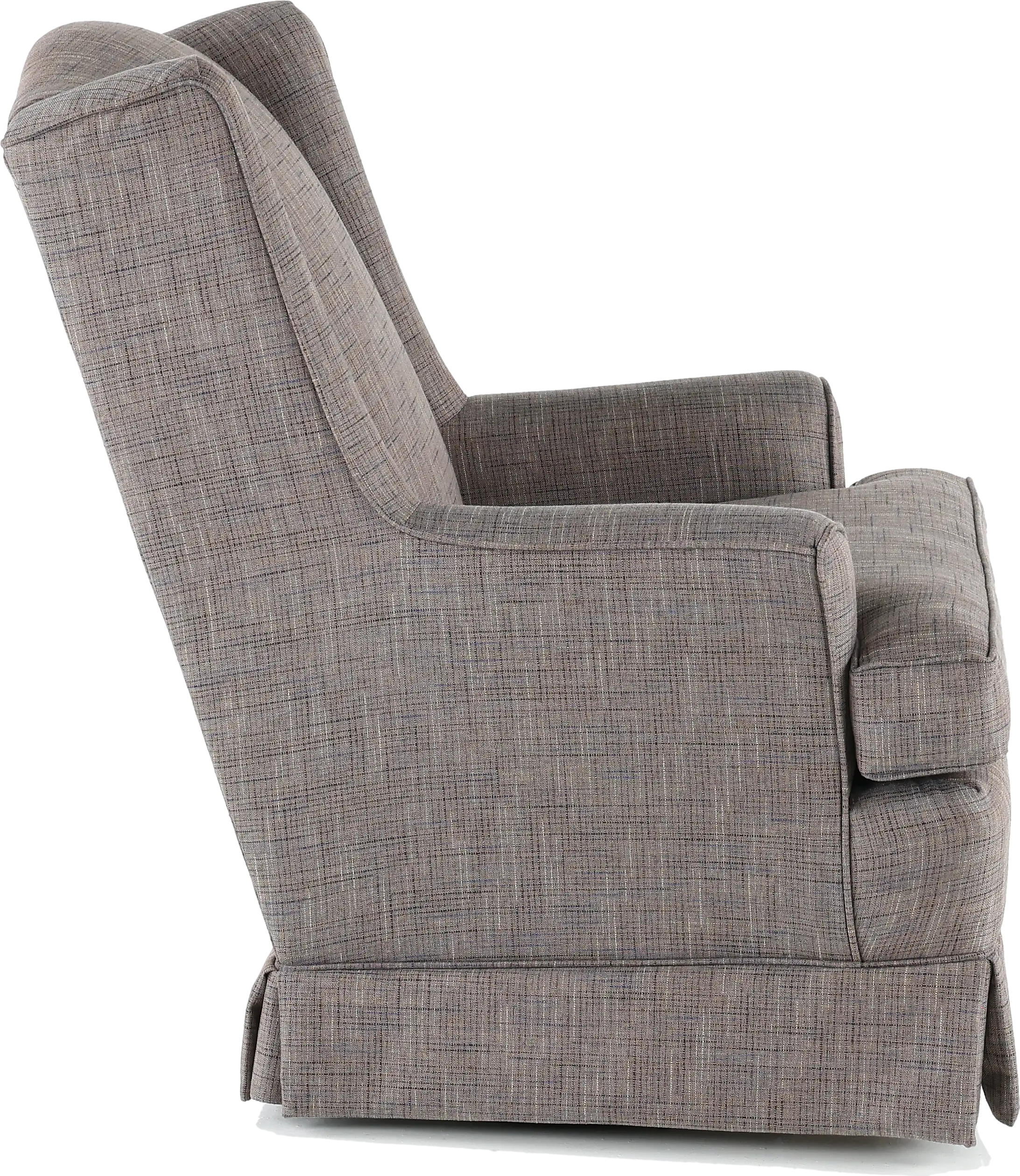 Natasha Gray-Brown Transitional Swivel Glider