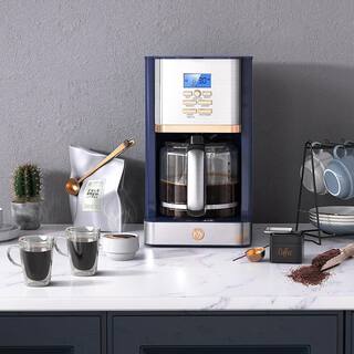 JOY KITCHEN 12-Cup Navy Blue Digital Drip Coffee Maker JDC12NBE10