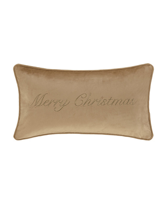 J Queen New York Merry Christmas Boudoir Decorative Pillow， 11