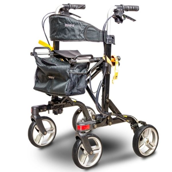 EV Rider Move X Easy Compact 4 Wheel Rollator