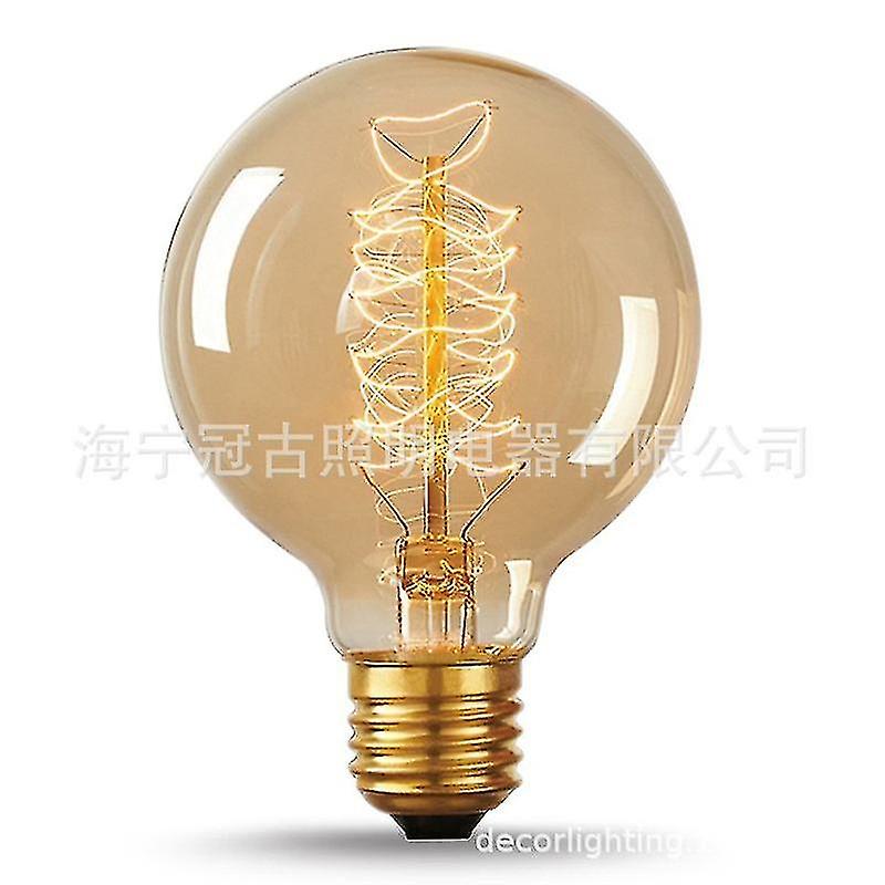 Led Edison Golden ment Bulb Halogen Bulb Equivalent G80 Retro Led Light Vintage Lamp