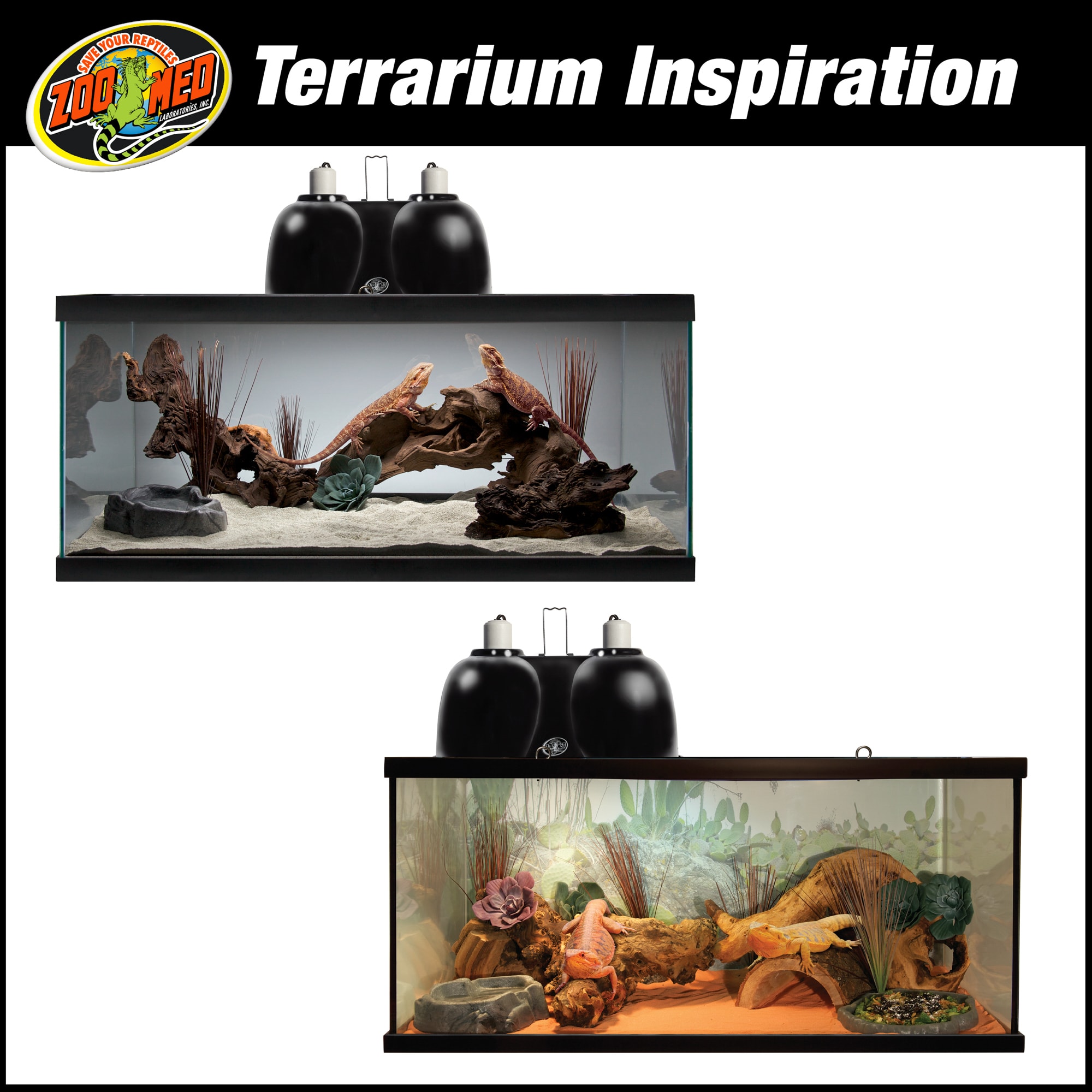 Zoo Med ReptiHabitat Bearded Dragon Terrarium Kit