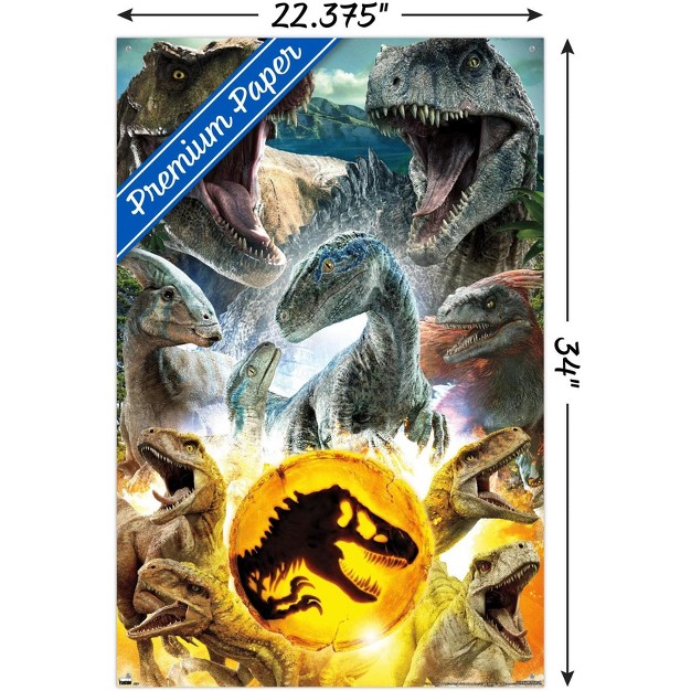 Trends International Jurassic World Dominion Group Unframed Wall Poster Prints