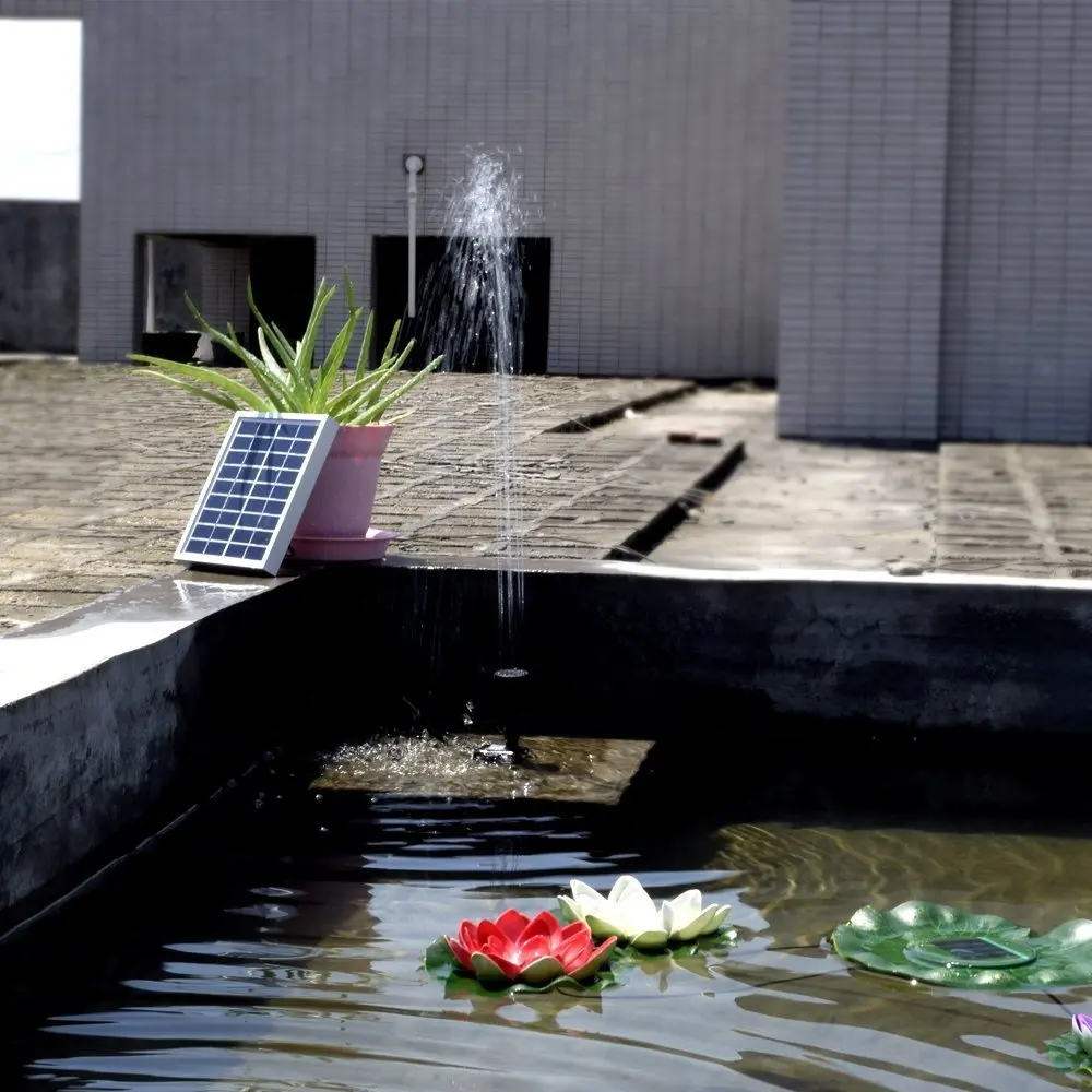 Outdoor Solar Powered Automatic Water Fountain Pump Garden supply Bird Bathtub Water fountain