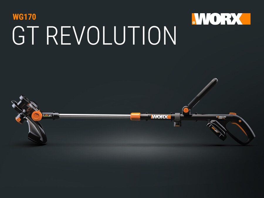 WORX WG170.2 POWER SHARE 20-volt 12-in Straight Cordless String Trimmer Edger Capable (Battery Included)