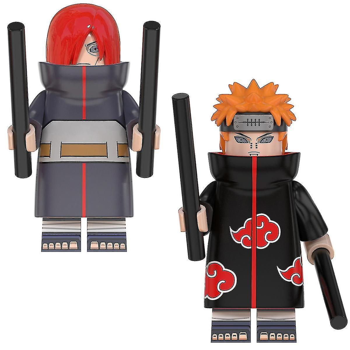 8 Pcs Ninja Mini Figures Set Kids Toys Action Figure Anime Heroes Mini Figure Birthday Party Gifts For Children Boys Girls