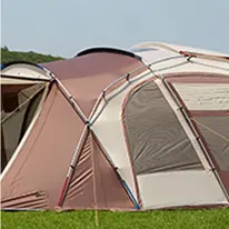 Two bedroom Tent Leisure Camping Double decker Oversized Camping Tent 6 Person